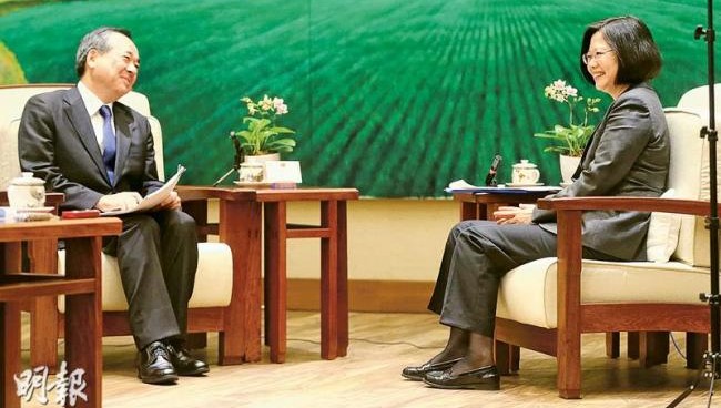 蔡英文大赞安倍 期待与日本合作对话