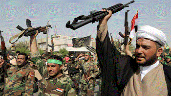 【组图】伊拉克什叶派攻击摩苏尔周边IS武装