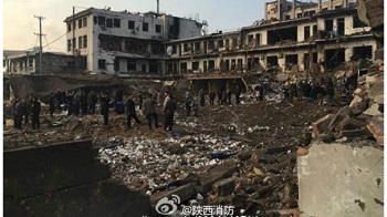 陝西榆林市建築物爆炸10死150伤