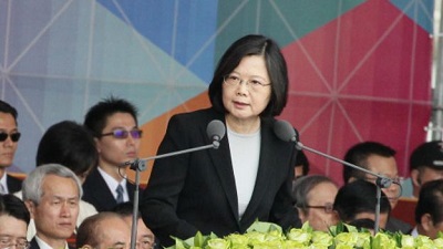 蔡英文呼吁大陆正视中华民国存在