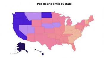 2016美国大选今夜见分晓 最全观战指南