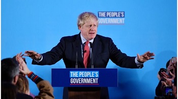 英国首相约翰逊大选获胜 矢志1月31脱欧