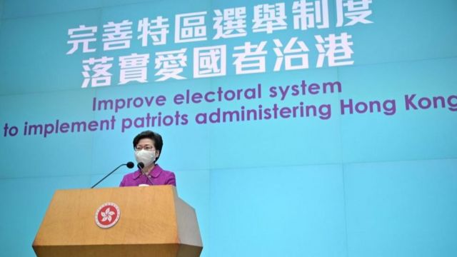 北京修改香港選制 台灣陸委會：戳破一國兩制假象