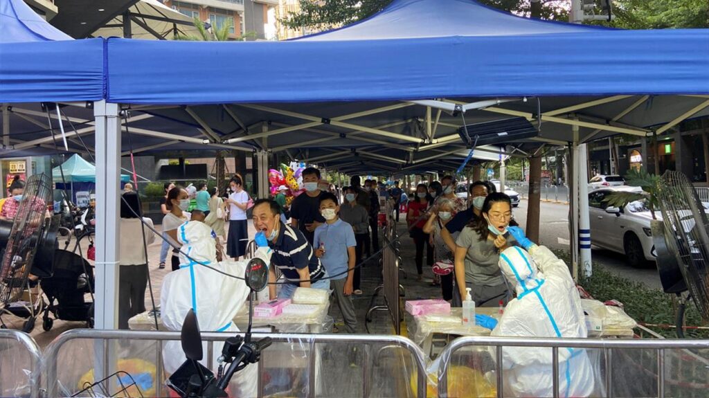中国清零 关闭深圳电子市场阻病毒