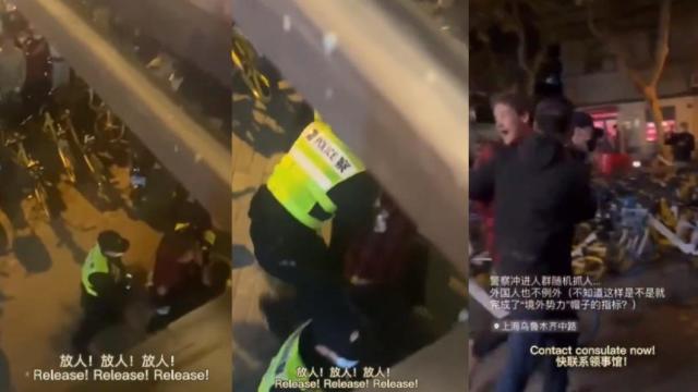 BBC记者被上海警察暴力抓捕 随后获释